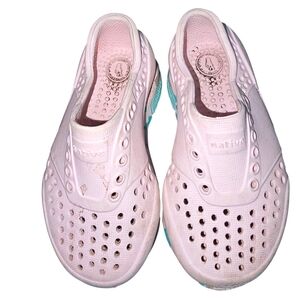 Native Light Pink Perforated Slip-Ons
